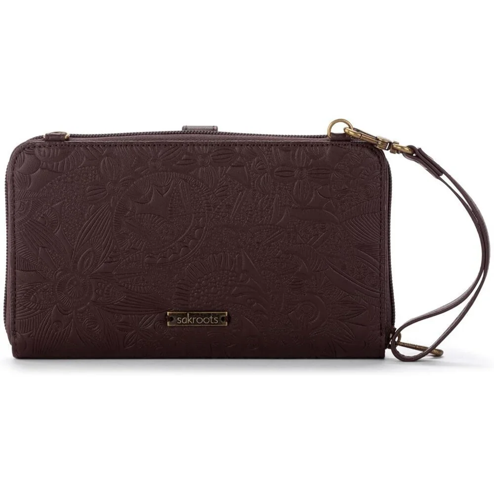 Sakroots Arcadia Large Recycled Material Smartphone Crossbody Women’s Bag
